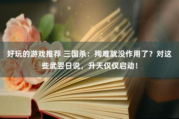 好玩的游戏推荐 三国杀：殉难就没作用了？对这些武翌日说，升天仅仅启动！